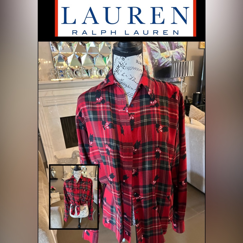 Lauren Ralph Lauren Scottie Dog Top